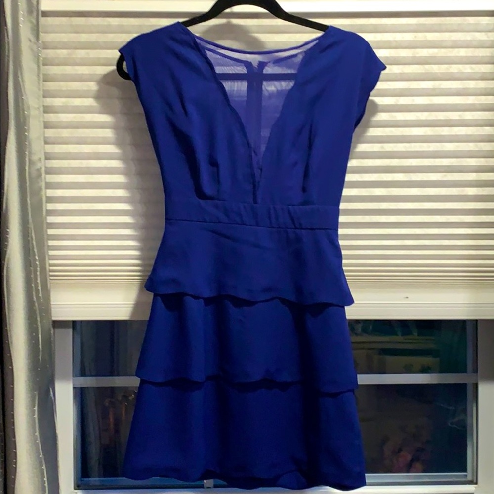 Royal blue party dress